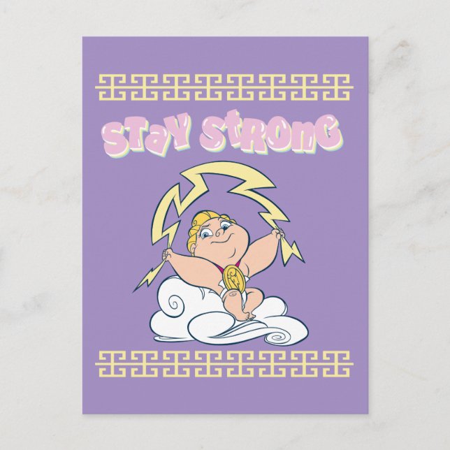 Postal Baby Hercules - Stay Strong Postcard (Anverso)