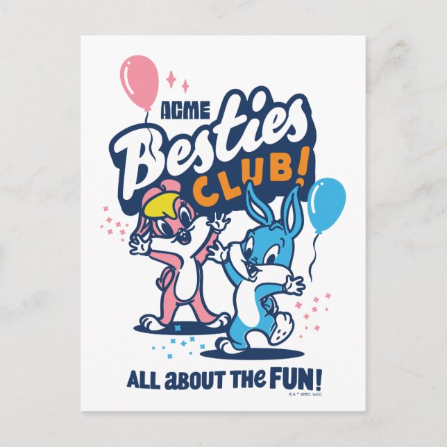 Postal Baby Lola y BUGS BUNNY™ - Besties Club! (Anverso)