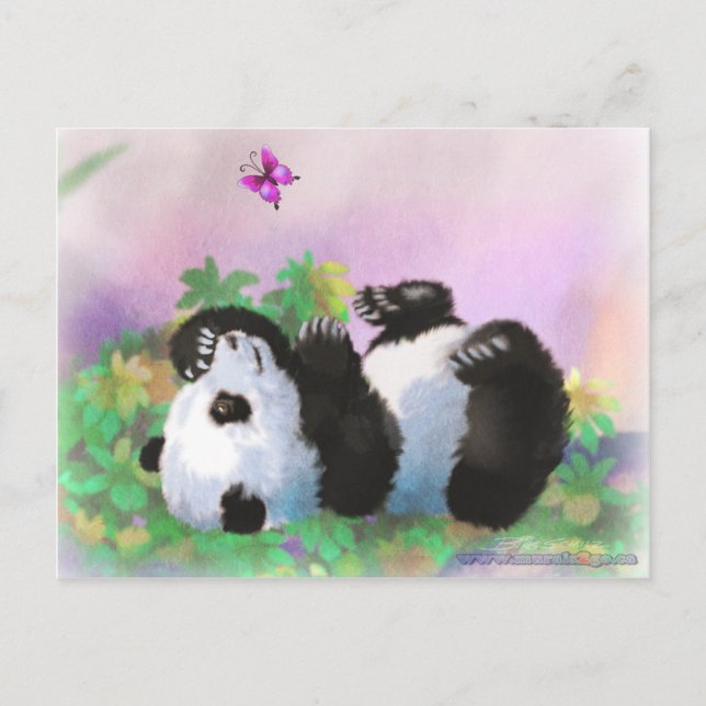 Postal Baby Panda (Anverso)