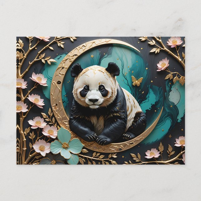 Postal Baby Panda (Anverso)