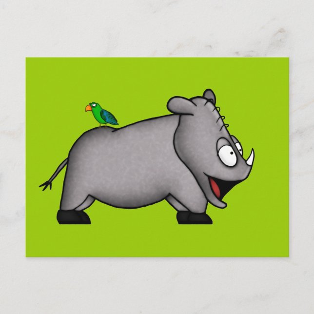 Postal Baby Rhino (Anverso)