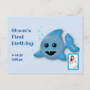 Postal Baby Shark con Foto