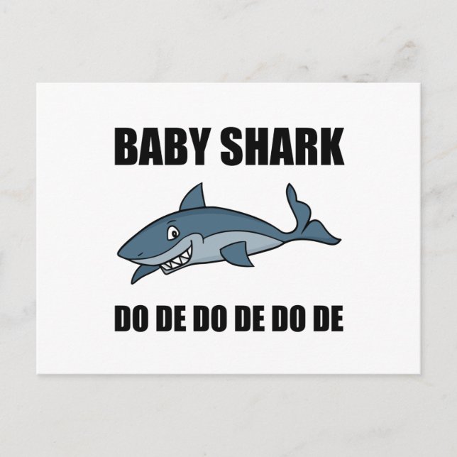 Postal Baby Shark Funny (Anverso)