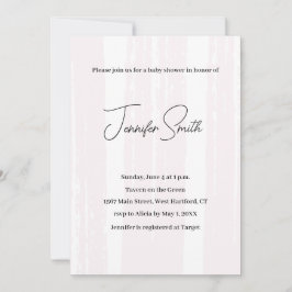 postal BABY SHOWER INVITATION