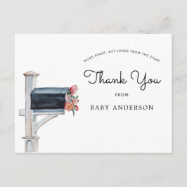 Postal Baby Shower por correo Gracias