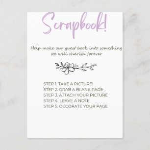 Postal Baby Shower Scrap Book