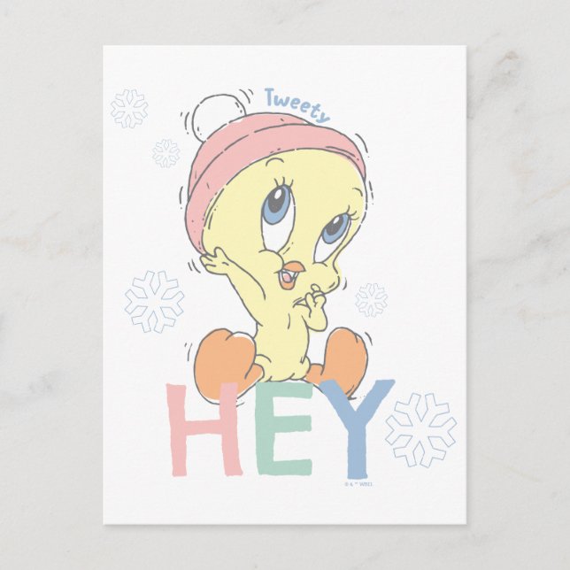 Postal Baby TWEETY™ Hey Nieve (Anverso)