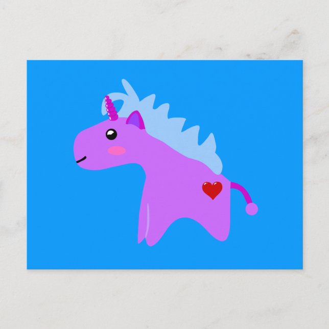 Postal Baby Unicorn (Anverso)
