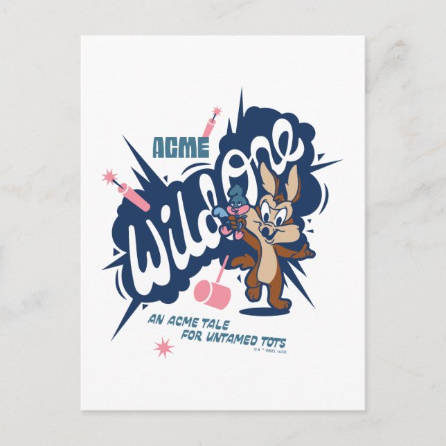 Postal Baby WILE E. COYOTE™ - Salvaje (Anverso)