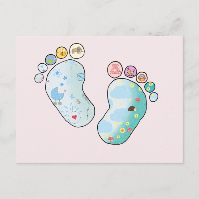 Postal Babyfüsse (Anverso)
