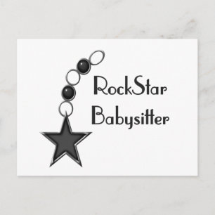 Postal Babysitter de estrella de rock