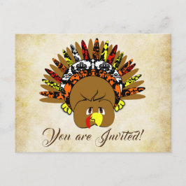Postal babyturkeycolorsdamaskcirculos