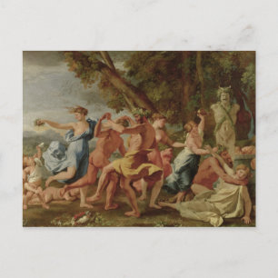 Postal Bacanal antes de una Herma, c.1634