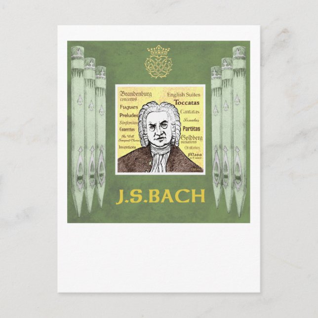 postal BACH (Anverso)