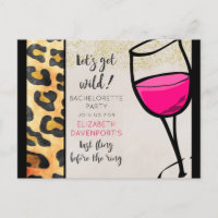 Bachelorette de Vidrio y Impresión de Animales Sil