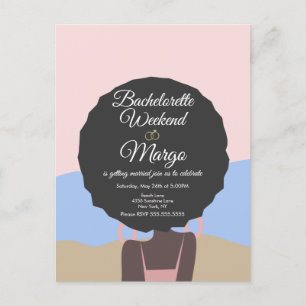 Postal Bachelorette Weekend Beach Bridal Shower Invitati