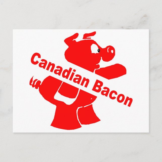 Postal Bacon canadiense (Anverso)