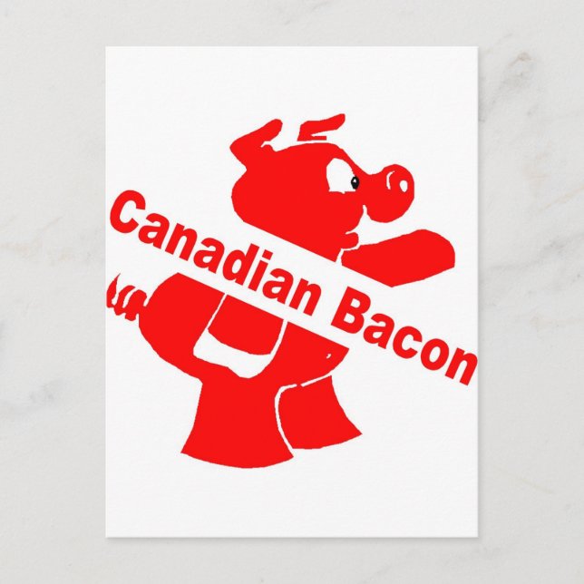 Postal Bacon canadiense (Anverso)