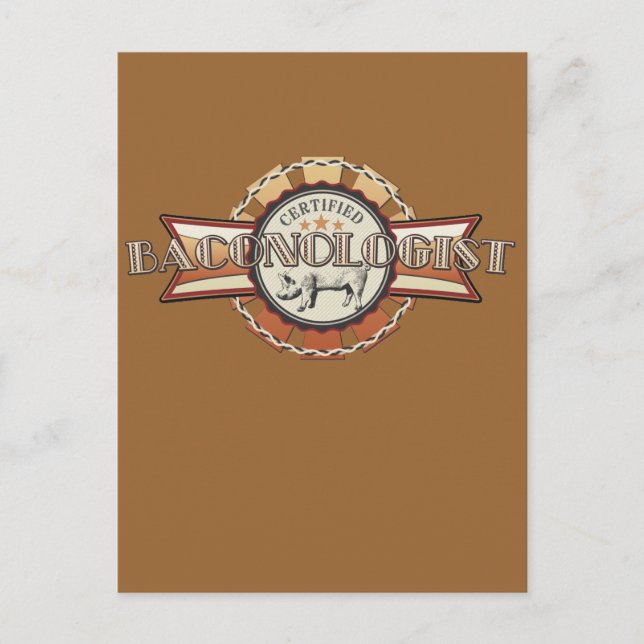 Postal Bacon LOVE (Anverso)