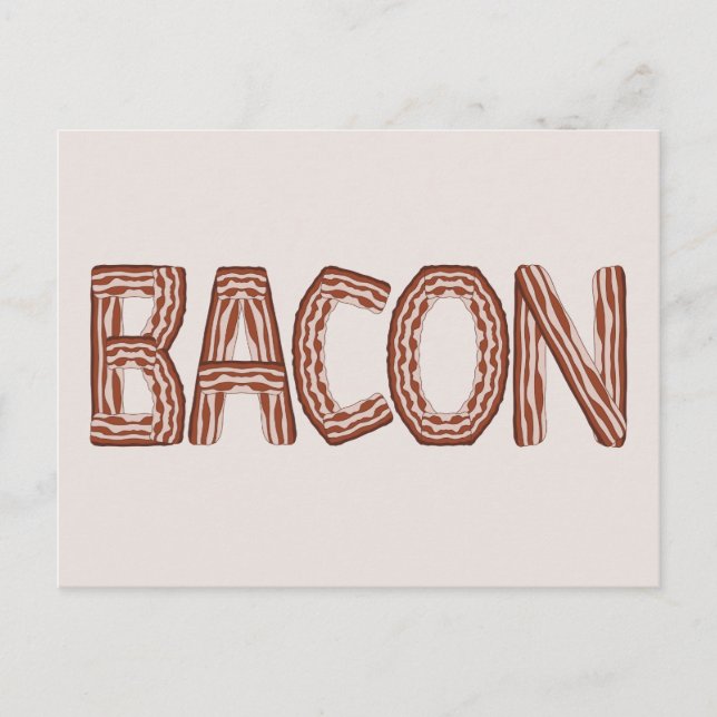 Postal Bacon Postcard (Anverso)
