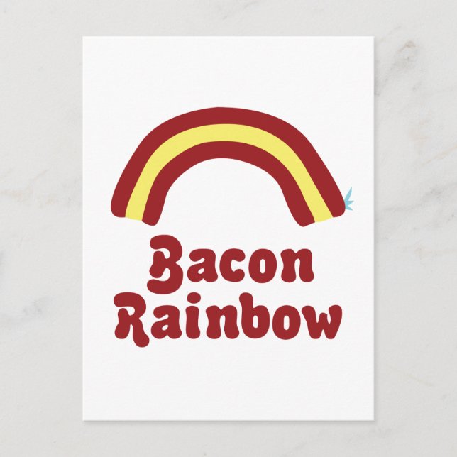 Postal Bacon Rainbow (Anverso)