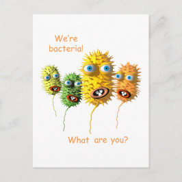 Postal Bacterias divertidas