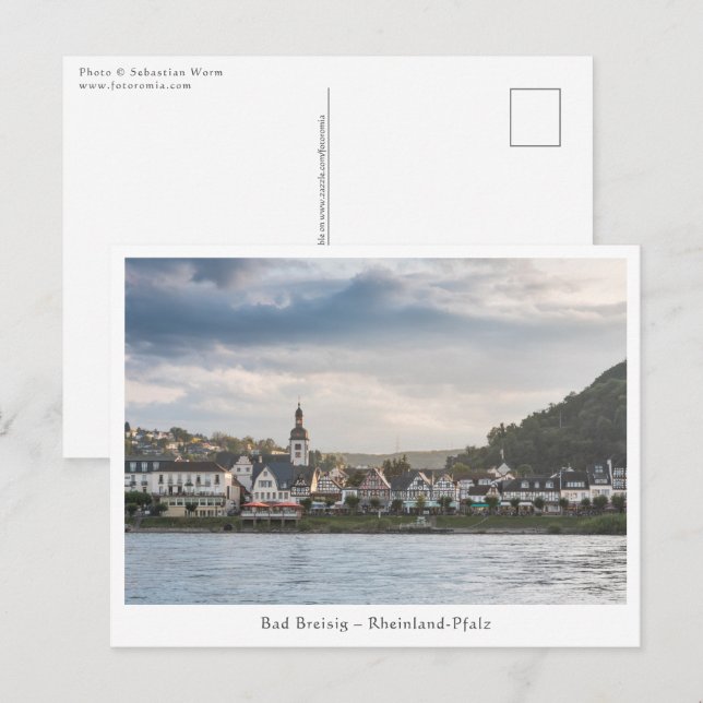 Postal Bad Breisig Alemania (Anverso / Reverso)