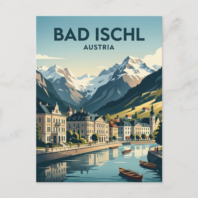 Postal Bad Ischl Austria (Anverso)
