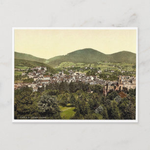 Postal Baden-Baden, Baden, Alemania, fotografía rara
