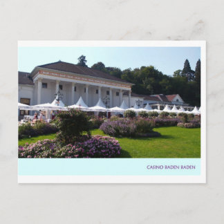 Postal Baden-Baden Postkarte