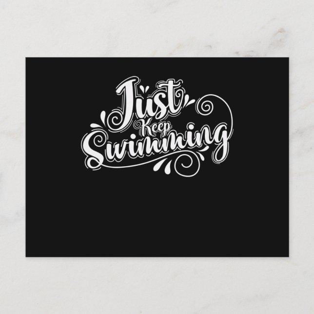 Postal Baden, solo sigue nadando (Anverso)