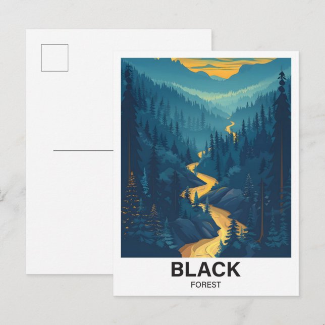 Postal Baden-Württemberg Alemania Viajes (Anverso / Reverso)