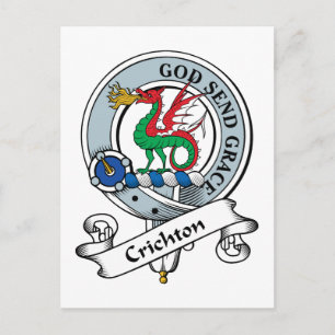 Postal Badge Crichton Clan