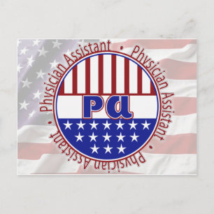Postal BADGE PATRIOTA, Asistente Médico de la Autoridad P