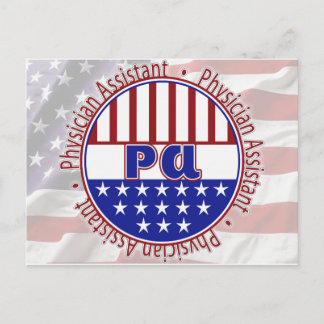 Postal BADGE PATRIOTA, Asistente Médico de la Autoridad P