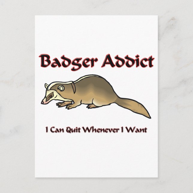 Postal Badger Addict (Anverso)