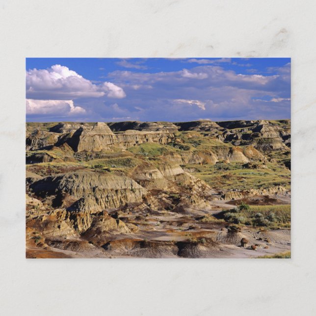 Postal Badlands en el Parque Provincial Dinosaurio en Alb (Anverso)