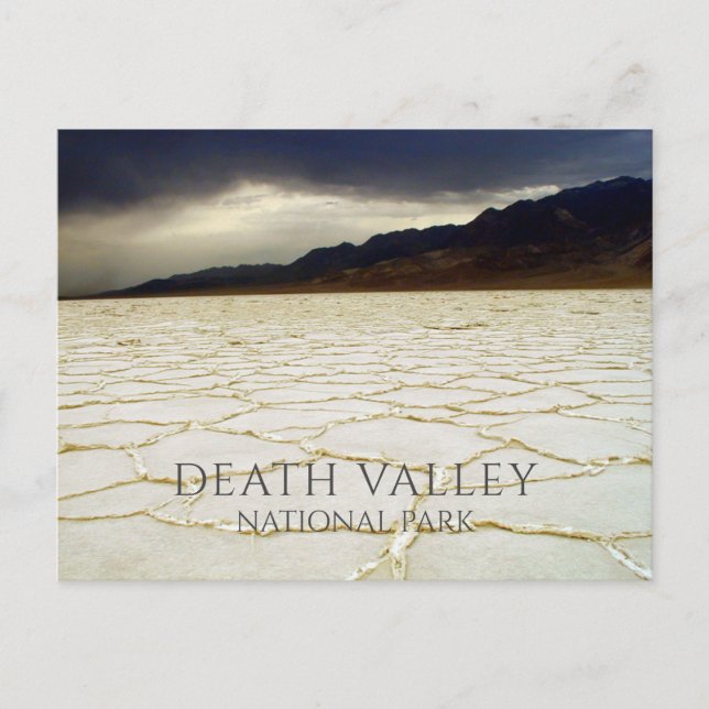 Postal Badwater Basin Dearh Vatley NP,, California.  (Anverso)