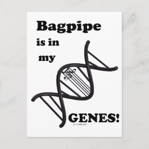 Postal Bagpipe está en mis genes