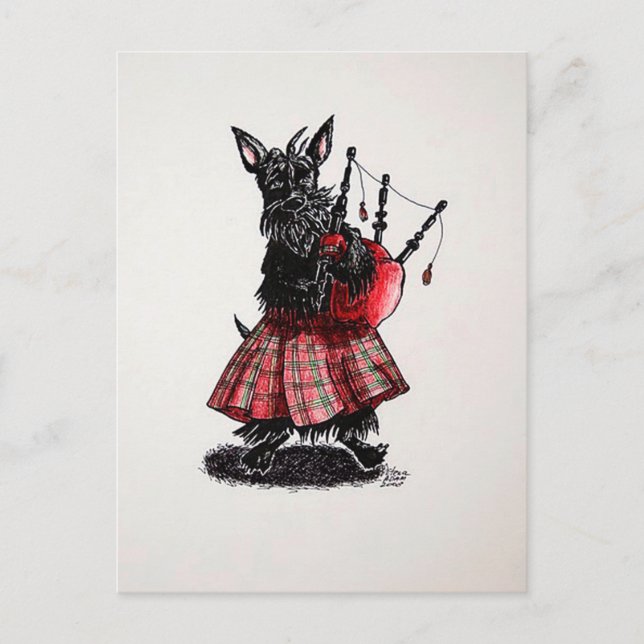 Postal Bagpiper (Anverso)
