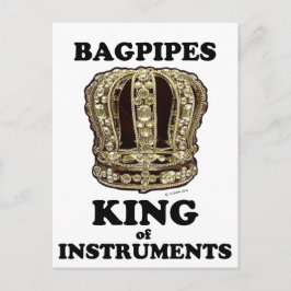 Postal Bagpipes Rey de instrumentos