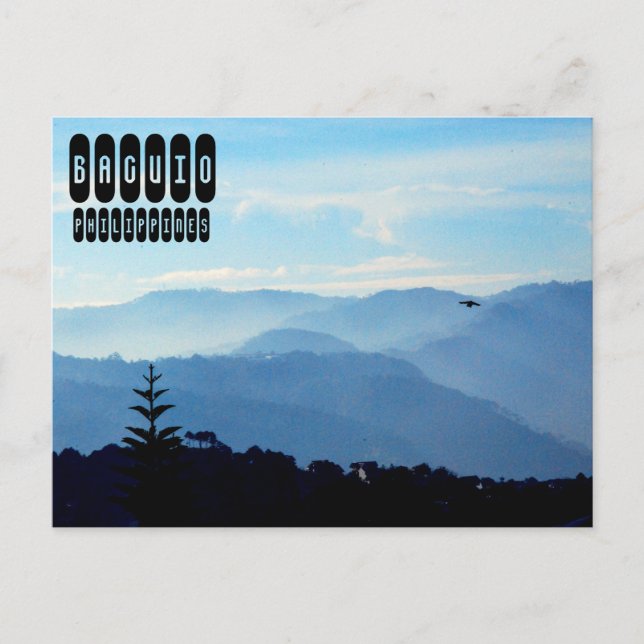 Postal Baguio en Filipinas (Anverso)