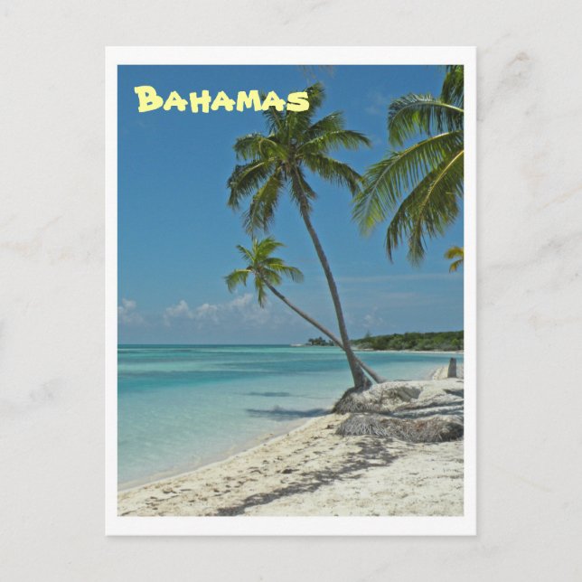 Postal Bahamas Beach Post Card (Anverso)