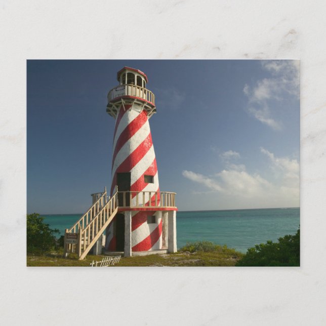 Postal BAHAMAS, Isla de Gran Bahama, lado este: Ciudad (Anverso)