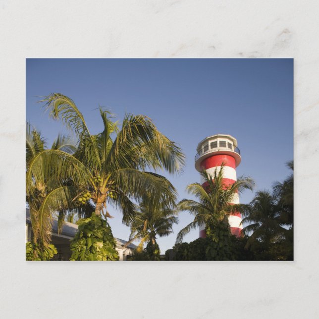 Postal Bahamas, isla Grand Bahama, puerto libre, escenari (Anverso)