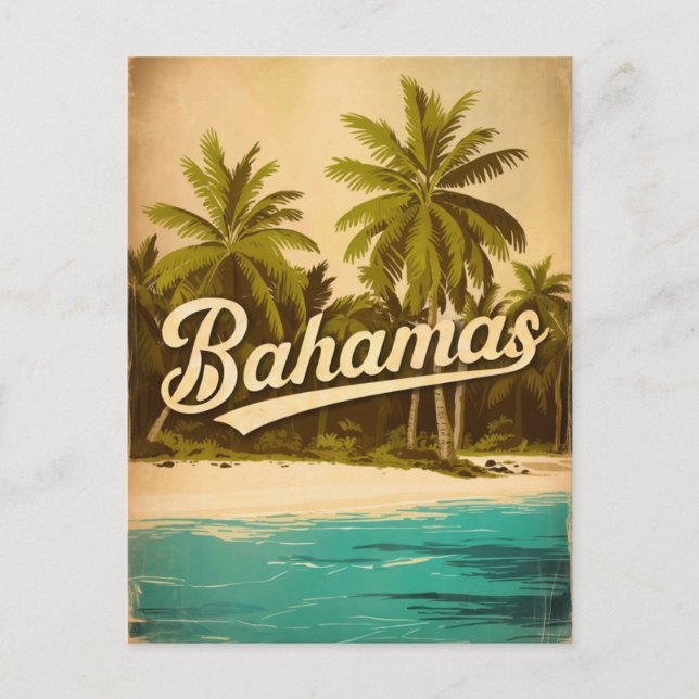 Postal Bahamas Vintage (Anverso)