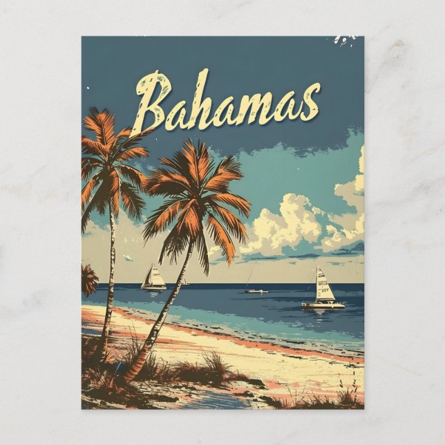 Postal Bahamas Vintage (Anverso)