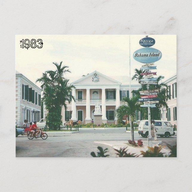 Postal Bahamas vintage (Anverso)