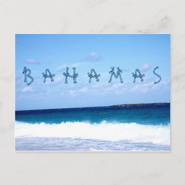 Postal Bahamas y Océano (Anverso)