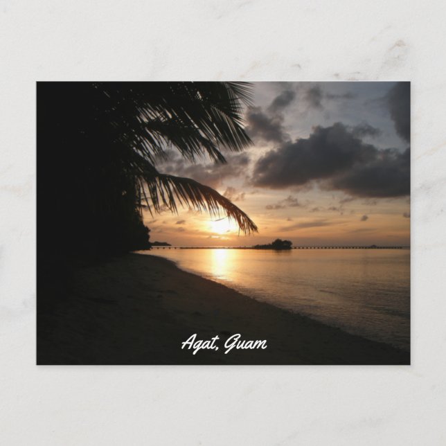 Postal Bahía Agat GUAM 671 (Anverso)